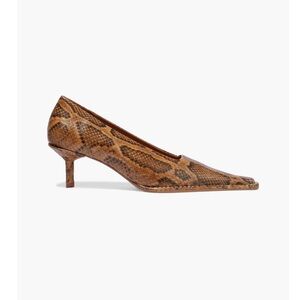 MISTA
Seren snake-effect leather pumps